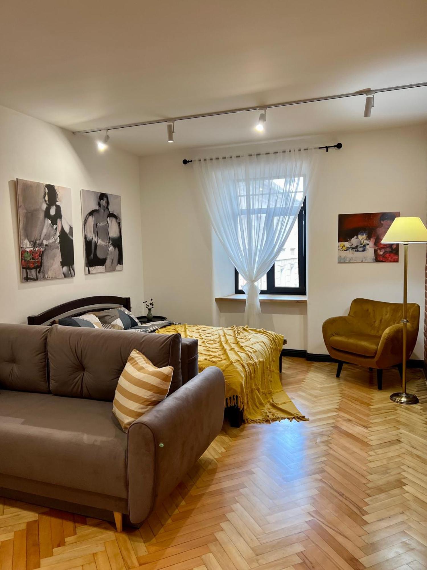 Art Apartment Glebova 利沃夫 外观 照片