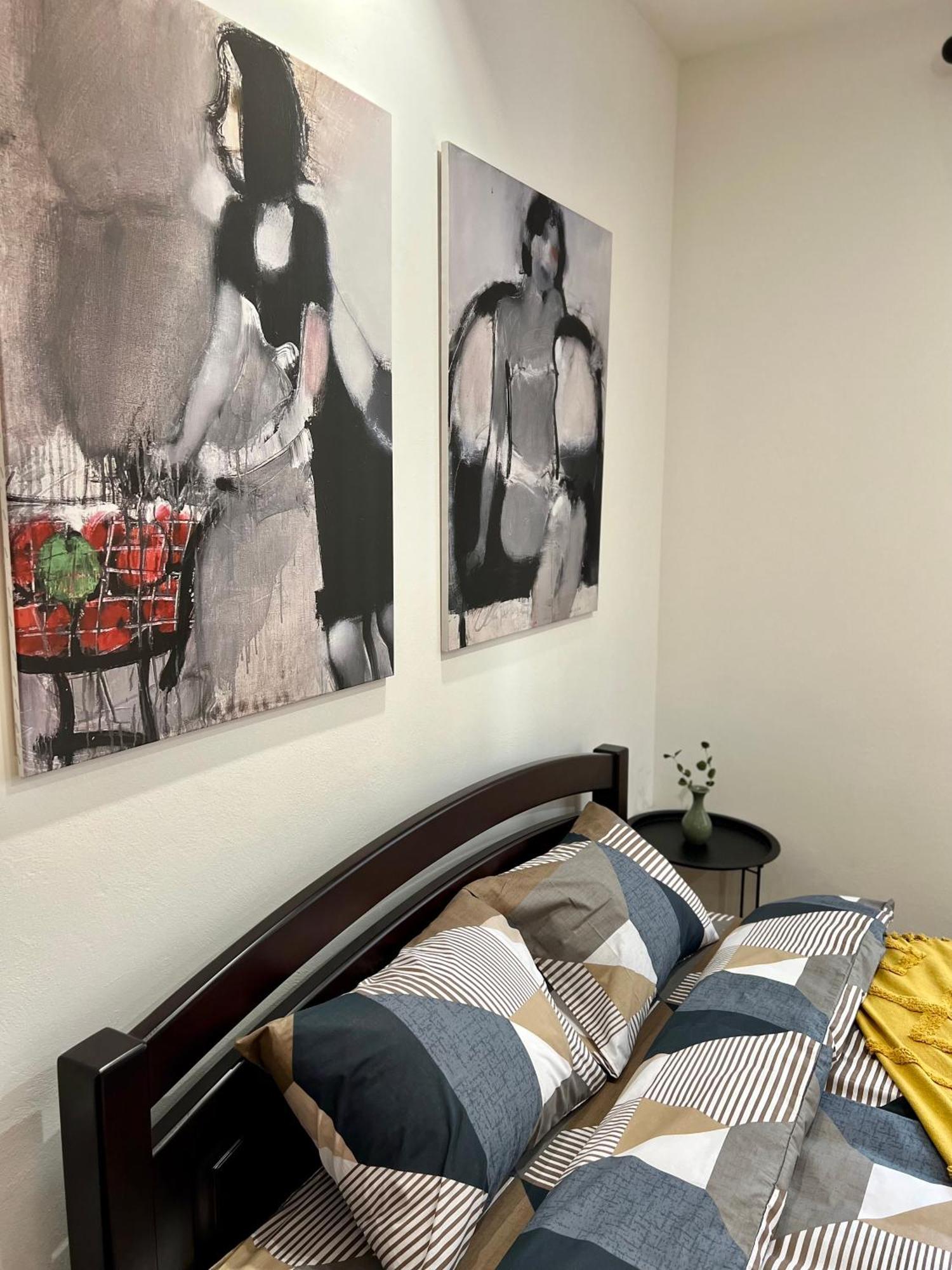 Art Apartment Glebova 利沃夫 外观 照片